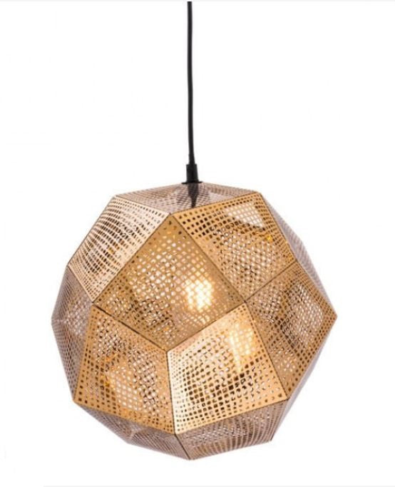Bald Ceiling Lamp Gold