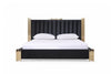 Modern Black and Gold Bed