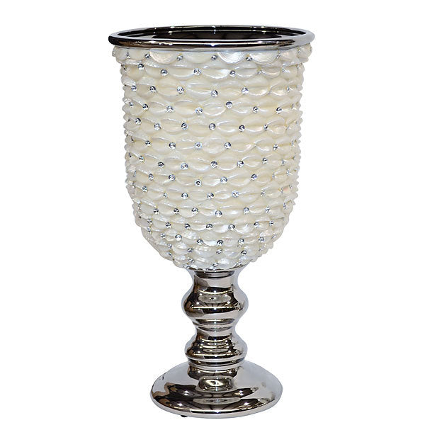 Pearlescent Chalice Vase