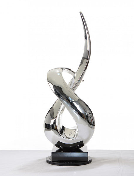 Modern Silver Rotatory Sculpture